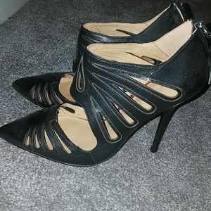 Lamb leather pumps